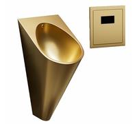 YJYJY Urinal Stainless Steel Automatic Sensor Touchless Flushing Set for Men Spill Proof