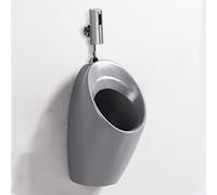 YJYJY Urinal Wall-Mounted Ceramic for Men Spill Proof Smart Sensor Flush Valve Troughs Washout High-efficiency for Bathroom Bar Hotel Shopping