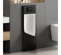 YJYJY Urinal Wall-Mounted Ceramics Intelligent Sensor Washout Men Splash-Proof Spill Proof Adult High Efficiency Flushing Hotel/Public Toilet