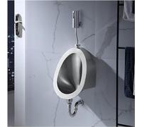 YJYJY Urinal Wall-Mounted for Male 304 Stainless Steel for Men's Bathroom Small Men's Bathroom Toilet