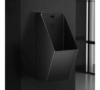 YJYJY Urinal Wall-Mounted for Men 304 Stainless Steel Intelligent Sensor Flush for Airport Bars Public Places