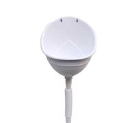 YJYJY Urinal Wall-Mounted Plastic for Men Waterless Diverter Outdoor Toilet for Indoor Garage Basement Camping Site