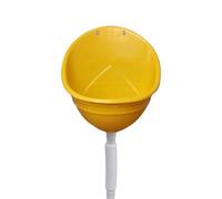 YJYJY Urinal Wall-Mounted Plastic for Men Waterless Diverter Outdoor Toilet for Indoor Garage Basement Camping Site