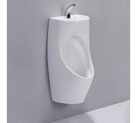 YJYJY Urinals for Men Automatic Induction Flushing Ceramic for Public Bathroom Garage