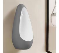 YJYJY Urinals for Men Spill Proof Urinal Wall-Mounted Commercial Men High Efficiency Washout Ceramic