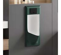 YJYJY Urinals for Men with Hose and Flush Valve Ceramic Toilet Male Public Bathroom Garage Bar Bathroom Hotel