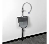 YJYJY Urinals with Cover Durable Plastic Wall-Mounted Mens Portable and Easy-Clean Solution