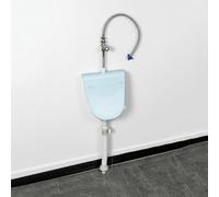 YJYJY Urinals with Cover Durable Plastic Wall-Mounted Mens Portable and Easy-Clean Solution