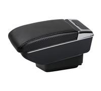 YJYWZH for Audi TT Armrests Double Layer Centre Console Large Storage Box with Cup Holder Carbon Fibre Pattern