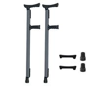 YKCITSQTR Aluminum Underarm Crutches, Fashion Lightweight Ergonomic Walking Stick, Great for Travel or Work, for 150-190cm People, 2 Count It's so kind of you