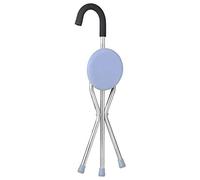 YKCITSQTR Crutches Chair, Practical Folding Thick Stainless Steel Stool, Walking Chair for The Elderly, Patient Crutches Chair Crutches It's so kind of you