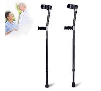 YKCITSQTR Crutches for Adults,Forearm Crutches,Crutches for Walking,10 Stops Adjustable,with Soft Ergonomic Handle Grips, Adjustable Crutches,Disabled and Physically Impaired It's so kind of you