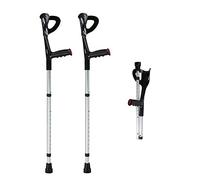 YKCITSQTR Foldable Forearm Crutches for Height 140-190cm Ergonomic Crutches for Adults Non-Slip Rubber Feet 10 Stops Height Adjustable Multifunction Crutches It's so kind of you