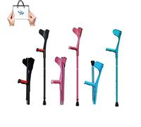 YKCITSQTR Folding Forearm Crutches,Crutches for Adults,10 Stops Height Adjustable,Crutches for Walking Ergonomic Handles,Comfortable Grip and Wear-Resistant Non-Slip,Unisex It's so kind of you