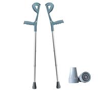 YKCITSQTR Lightweight Forearm Crutches with Open Cuff, Adjustable Handle, Ergonomic and Comfortable, Durable for Standard and Tall Adults, Lightweight Aluminum It's so kind of you