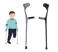 YKCITSQTR Medical Forearm Crutches,Crutches for Adults,Non-Slip Rubber Feet, Aluminium Crutches with Comfy Handle,Post Injury Or Surgery Support,Gifts for Mom and Dad It's so kind of you