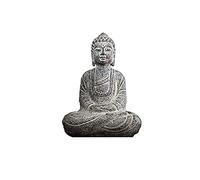 YKHB buddha statue Buddha Statue Meditating Statuary Décor Zen Buddha Meditating Sitting Buddha Exquisite Zen Buddha Tall Indoor/Outdoor Deco 14.5" Best gift (Color : A)