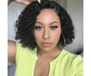 YKHJH Material: This wig has a timeless classic shape, Brazilian Remy human hair, healthy, soft, not easy to tangle, durable, this short curly human hair wig definit