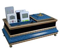 YKJGRTF Ceramic Tissue Holder,Facial Tissue Dispenser,Tissue Holder with Storage Box, Table Tissue Dispenser for Facial Tissue Copper, Round Feet, Napkin