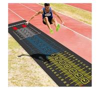 YKJGRTF Standing Long Jump Measuring Mat, Practice Test Pad, Jumping Measurer, Trainer Device, Roping Training(Gray)