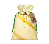 YKJJFVZ Abstract Yellow Dragonfly3 Print Medium Size Drawstring Gift Bags Jewelry Pouches For Candy Wedding Favors Christmas