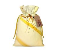 YKJJFVZ Abstract Yellow Dragonfly3 Print Medium Size Drawstring Gift Bags Jewelry Pouches For Candy Wedding Favors Christmas