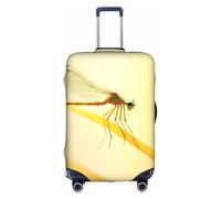 YKJJFVZ Abstract Yellow Dragonfly3 Print Suitcase Protector For Travel,Stylish And Protective Bag Covers For Luggage, White, X-Large