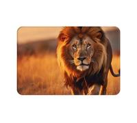 YKJJFVZ African Animals Print Front Door Rug for Indoor Outdoor Entrance,Welcome Mat with Flannel Fabric