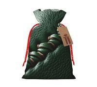 YKJJFVZ Baseball Lace Close Up Print Versatile Drawstring Christmas Gift Bags,Burlap Material,Xmas Wrapping Bags,Candy Bags