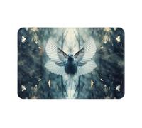 YKJJFVZ Bird Pattern Print Front Door Rug for Indoor Outdoor Entrance,Welcome Mat with Flannel Fabric