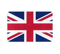YKJJFVZ British Flag Print Front Door Rug for Indoor Outdoor Entrance,Welcome Mat with Flannel Fabric