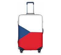 YKJJFVZ Flag Of The Czech Republic Print Suitcase Protector For Travel,Stylish And Protective Bag Covers For Luggage, White, M