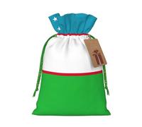 YKJJFVZ Flag Of The Republic Of Uzbekistan Print Medium Size Drawstring Gift Bags Jewelry Pouches For Candy Wedding Favors Christmas