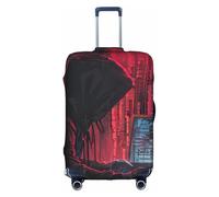 YKJJFVZ Hacker Attack Print Suitcase Protector For Travel,Stylish And Protective Bag Covers For Luggage, White, M