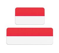 YKJJFVZ Indonesian Flag Print Kitchen Mats for Floor,Kitchen Rugs Set,for Various Indoor and Outdoor Spaces