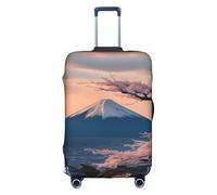 YKJJFVZ Japan Mount Fuji Landscape Print Suitcase Protector For Travel,Stylish And Protective Bag Covers For Luggage, White, XL