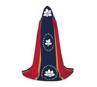 YKJJFVZ Mississippi State Flag Print Medieval And Renaissance Cloak With Hood,Wizard,Vampire And Halloween Costumes