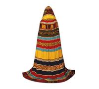 YKJJFVZ Native American Pattern Print Medieval And Renaissance Cloak With Hood,Wizard,Vampire And Halloween Costumes