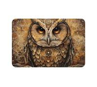 YKJJFVZ Owl Beliefs Print Front Door Rug for Indoor Outdoor Entrance,Welcome Mat with Flannel Fabric