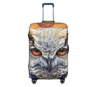 YKJJFVZ Owl Beliefs Print Suitcase Protector For Travel,Stylish And Protective Bag Covers For Luggage, White, S