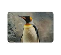 YKJJFVZ Penguin Print Front Door Rug for Indoor Outdoor Entrance,Welcome Mat with Flannel Fabric