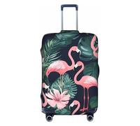 YKJJFVZ Pink Flamingo Print Suitcase Protector For Travel,Stylish And Protective Bag Covers For Luggage, White, XL