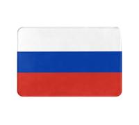 YKJJFVZ Russian Flag Print Front Door Rug for Indoor Outdoor Entrance,Welcome Mat with Flannel Fabric