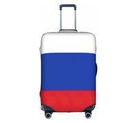 YKJJFVZ Russian Flag Print Suitcase Protector For Travel,Stylish And Protective Bag Covers For Luggage, White, M