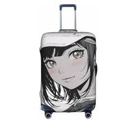 YKJJFVZ We Can Do It Print Suitcase Protector For Travel,Stylish And Protective Bag Covers For Luggage, White, L