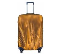 YKJJFVZ Wheat Field Print Suitcase Protector For Travel,Stylish And Protective Bag Covers For Luggage, White, S