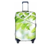 YKJJFVZ White Natural Greenery Twig Print Suitcase Protector For Travel,Stylish And Protective Bag Covers For Luggage, White, XL