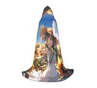 YKJJFVZ You Are My Sunshine Sunflower Print Medieval And Renaissance Cloak With Hood,Wizard,Vampire And Halloween Costumes