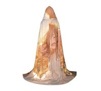 YKJJFVZ You Are My Sunshine Sunflower Print Medieval And Renaissance Cloak With Hood,Wizard,Vampire And Halloween Costumes