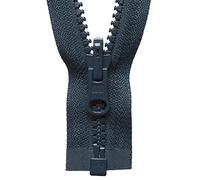 YKK 26"/ 66cm Vislon Flip Over Zip: Dark Navy